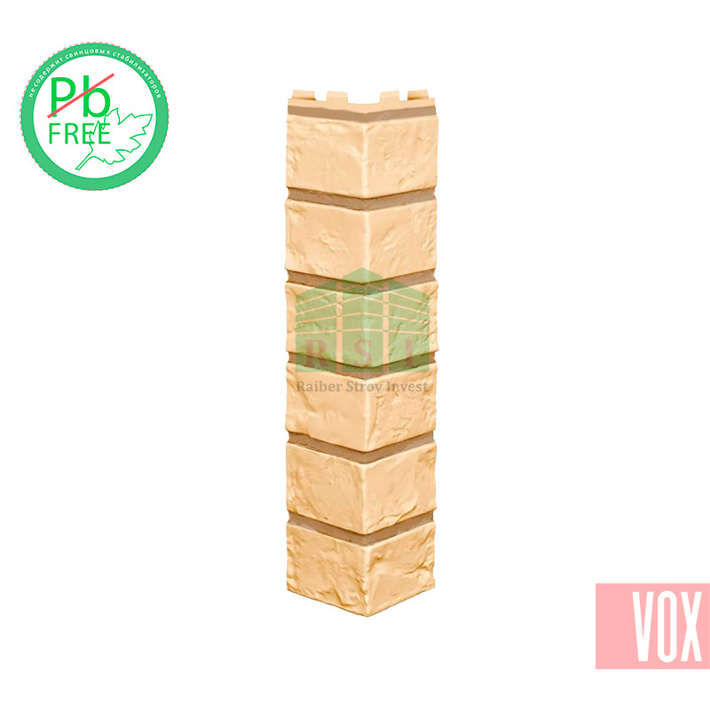 Наружный угол VOX Vilo Brick Sand (песочный кирпич) - фото 1 - id-p78178549