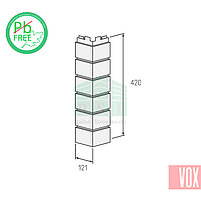 Наружный угол VOX Vilo Brick Ivory (слоновая кость кирпич), фото 2