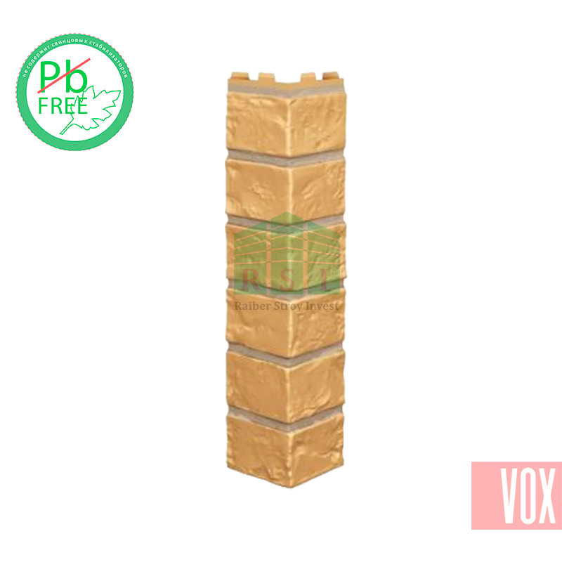 Наружный угол VOX Vilo Brick Ginger (имбирный кирпич) - фото 1 - id-p78178573