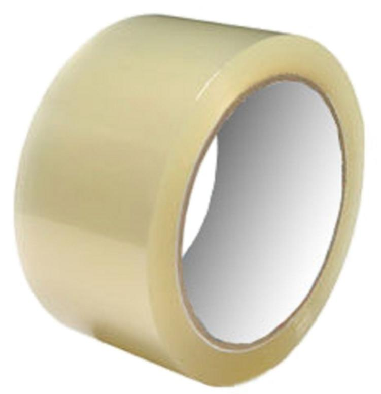 Скотч упаковочный 45mic*48mm*100M лимон (INT)