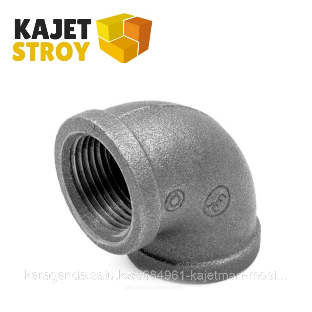Угольник чугун прох Ду 32 Fittex Plus (64)