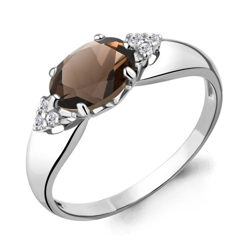 Кольцо из серебра с Aquamarine 6914701А размеры - 17