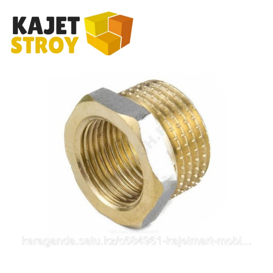 Футорка латунь никель Ду 40*25 НР/ВР Aquasfera (25/250)
