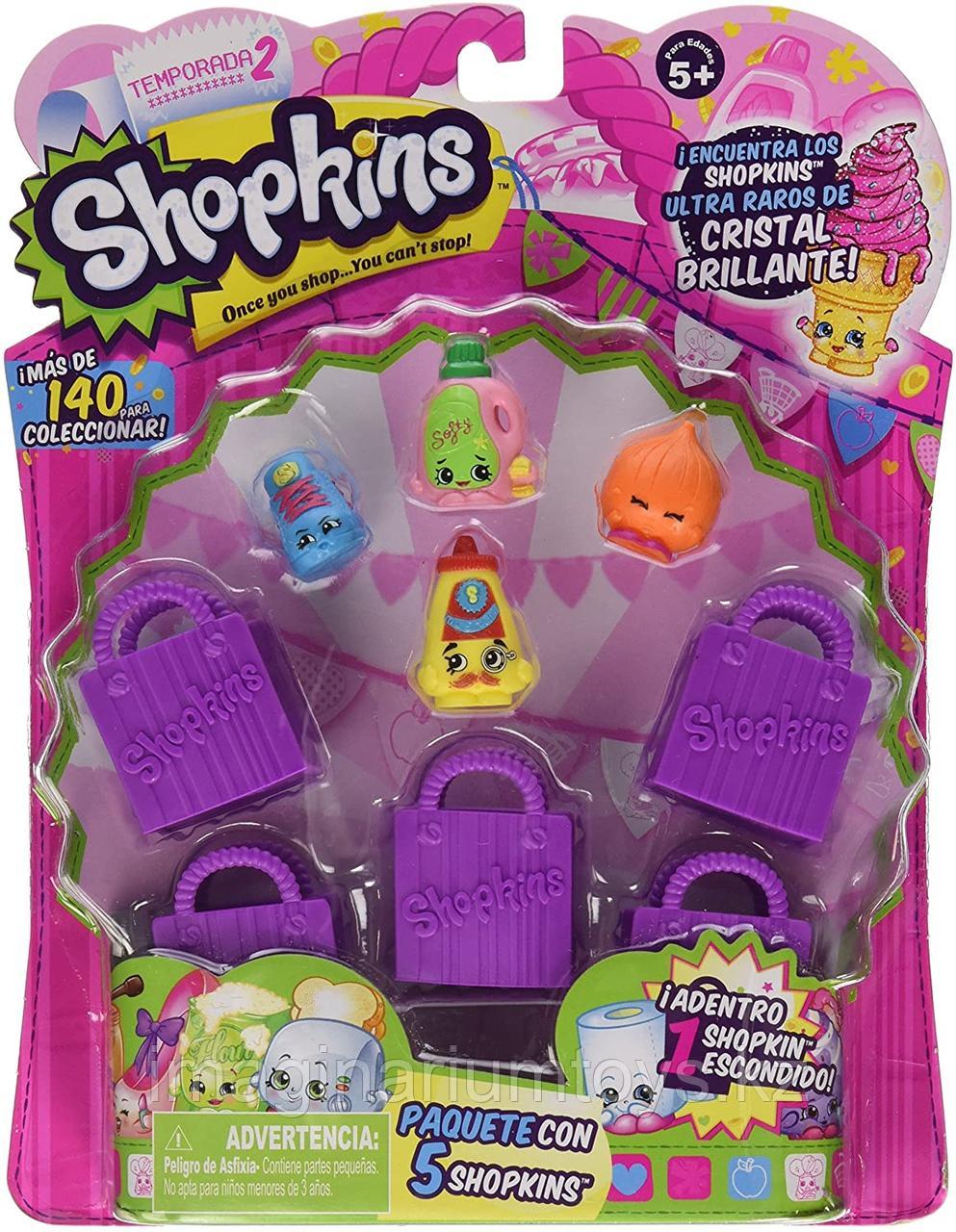 Shopkins Шопкинс набор фигурок 2 сезон 5 шт