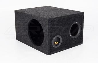 Короб для сабвуфера 10 на трубе 110 мм 40л