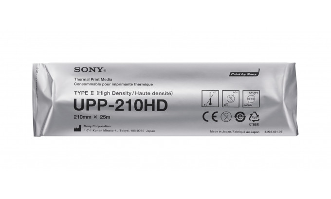 Бумага для УЗИ 210х25  Sony UPP-210SE