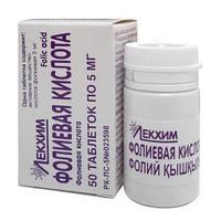 Фолиевая кислота 1 мг №50 табл. / Технолог ЧАО (Украина)