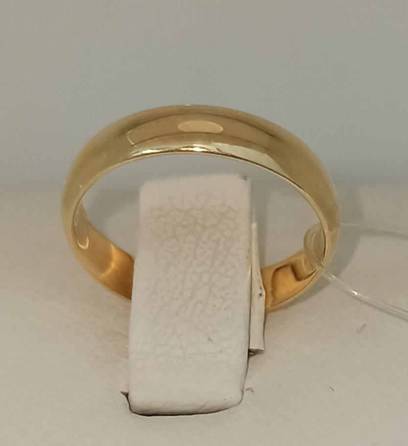 Обручальное кольцо / жёлтое золото- 16 размер