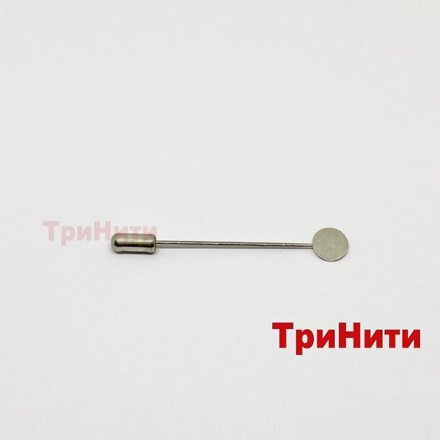 Основа брошь "игла" серебро d 0,7 см