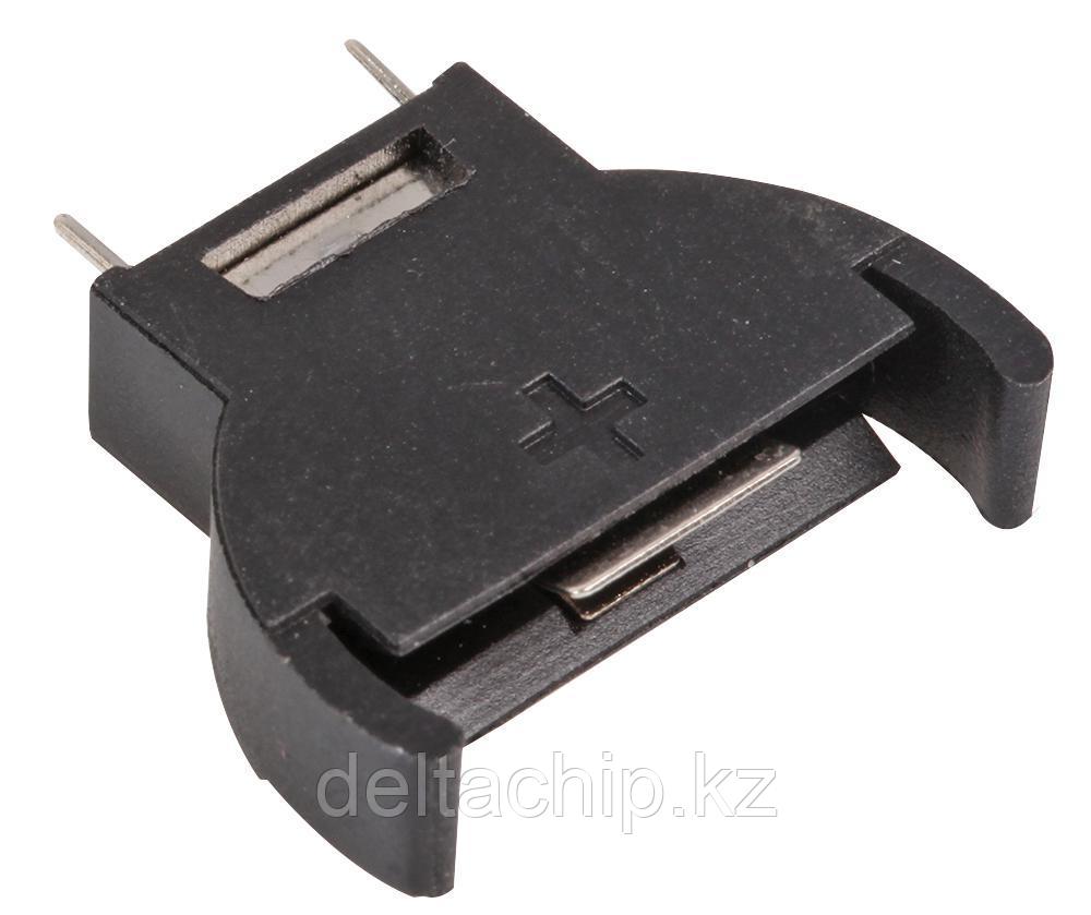 BOX Bat Holder CR2032 c вертикальными выводами