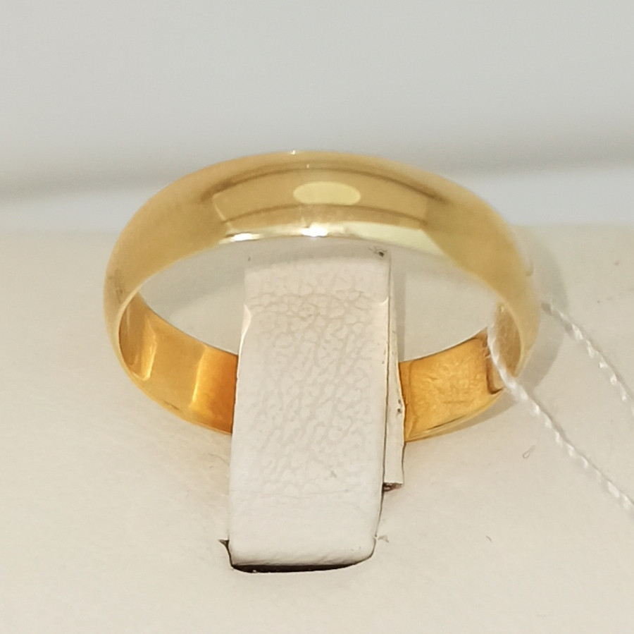 Обручальное кольцо / жёлтое золото-19,5 размер