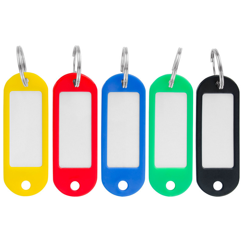 Бирки для ключей пластиковые цветные / Keychain - фото 1 - id-p78191578
