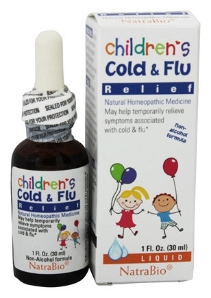 NatraBio, Средство от простуды и гриппа для детей, 30 мл (1 жидк. унция)