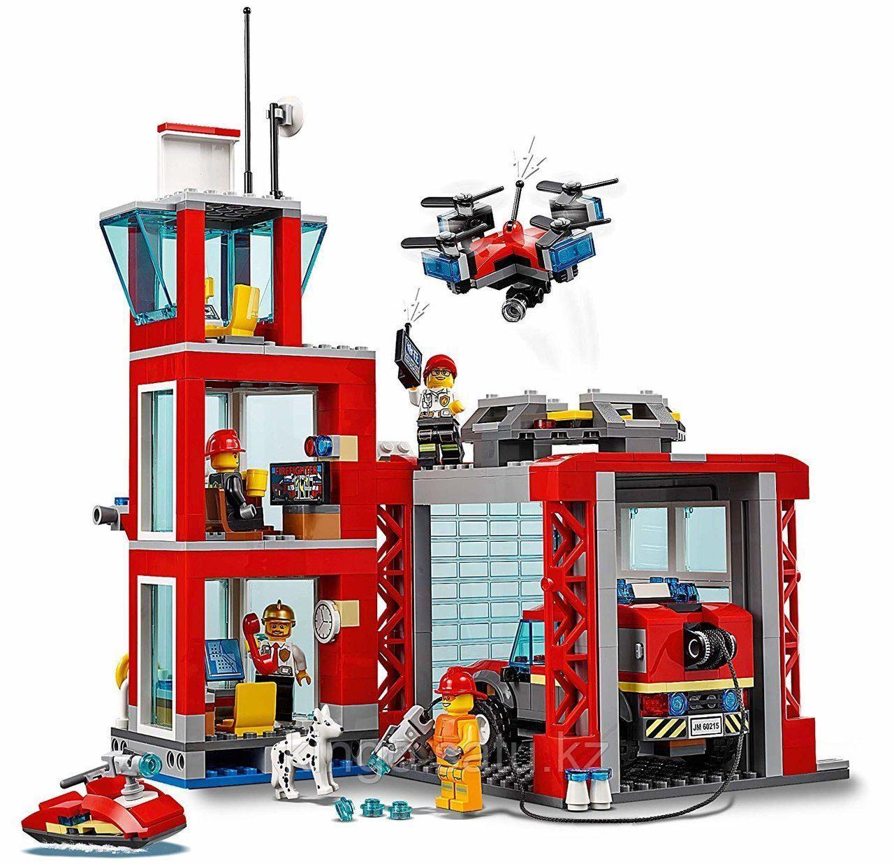 Конструктор LARI City Пожарное депо 11215 (Аналог LEGO 60215) 533 дет