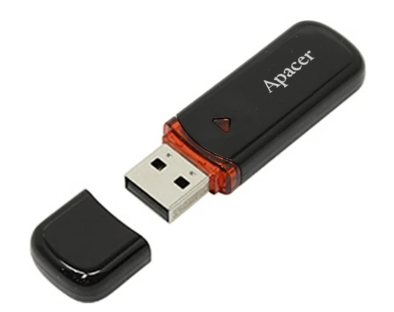 Флешка USB Apacer AH333, 32GB, Черный ,flash AP32GAH333B-1, USB 2.0, black - фото 2 - id-p60051752