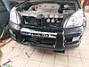 Защитная накладка (губа)  переднего бампера на TLC Prado 120 2002-2009, фото 8