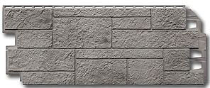 Фасадные панели VOX 420x1000 мм (0,42 м2) Solid Sandstone "Light Grey" Твердый Песчаник "Светло-Серый"