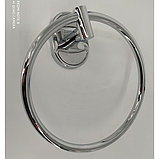 Кольцо для полотенца хром P2904, фото 3