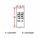 Картридж M21-187-C-342-YL с жёлтой термоусадочной трубкой PERMASLEEVE™ B-342 для принтера BMP21, фото 2