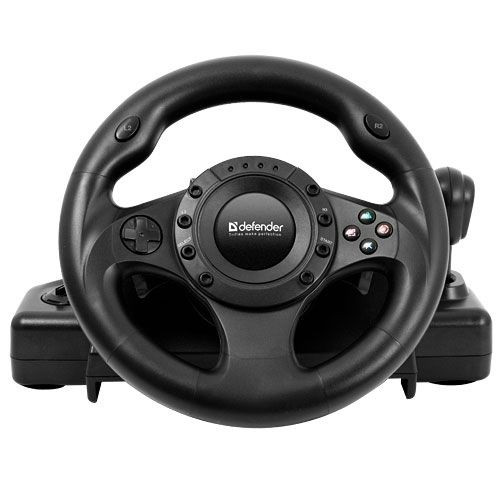 Руль игровой Defender DRIFT GT (Black) - фото 1 - id-p76641840