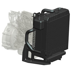 Радиатор водяной Komatsu 3D88-3D75-3D72-3D80