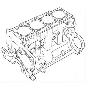 Блок цилиндров Isuzu 4JK1