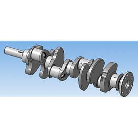 Вал коленчатый ( коленвал) Isuzu 6WG1