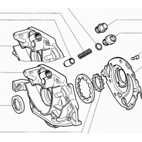 Насос масляный Isuzu 4XE1