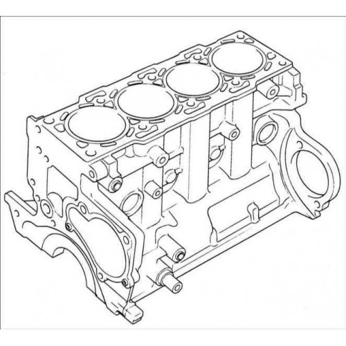 Блок цилиндров Isuzu 4JB1