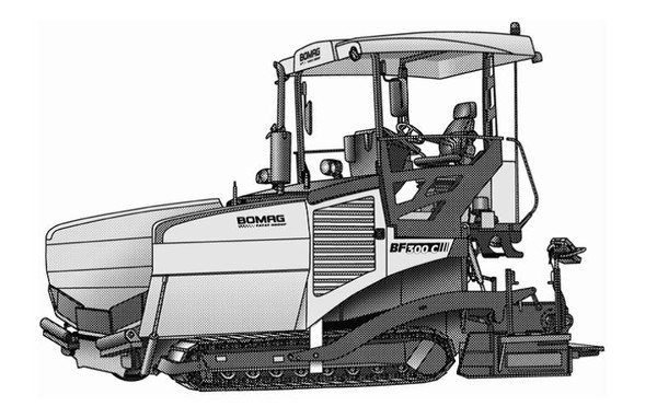 Гусеничный асфальтоукладчик BOMAG BF 300 C