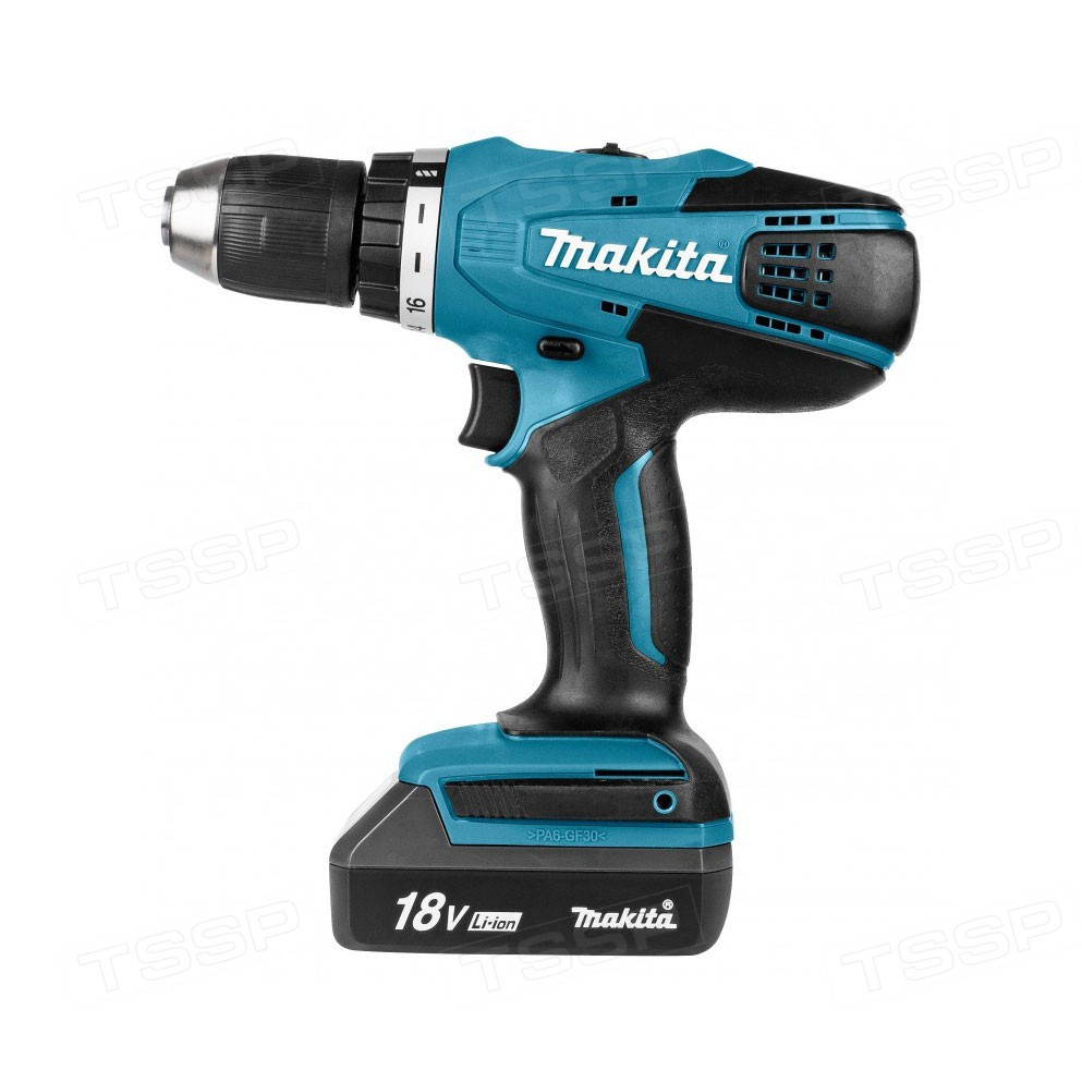 Аккумуляторная дрель-шуруповерт Makita DF457DWE