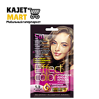 4914 Cтойкая крем-краска для волос серии «Effect Сolor» 50мл, 5,3 тон золотистый каштан