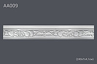 Плинтус потолочный с рисунком АА009 240х7х4см (полиуретан)
