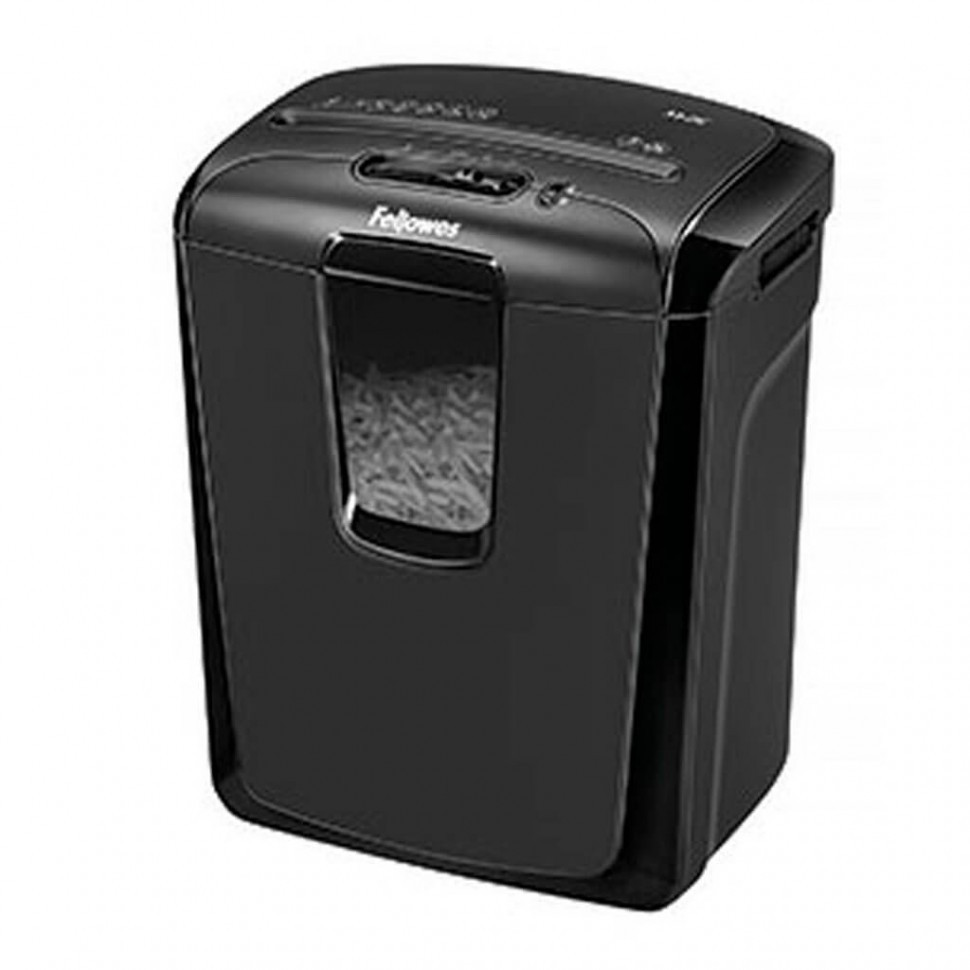 Шредер Fellowes Powershred M-8C, DIN P-3, 4х50мм, 8 лст., 15 лтр., уничт.: скрепки, скобы, пл.
