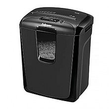 Шредер Fellowes Powershred M-8C, DIN P-3, 4х50мм, 8 лст., 15 лтр., уничт.: скрепки, скобы, пл.