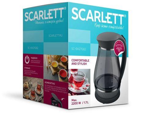 Чайник электрический стеклянный «Scarlett Crystal Pro» 1,7 л - фото 2 - id-p78237768