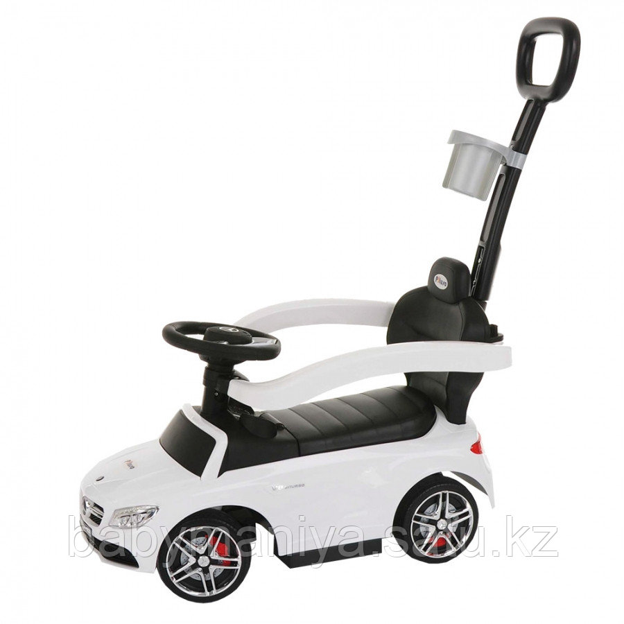 Каталка PITUSO MERCEDES-BENZ (ручка, бампер, подставка для ног) White/Белый