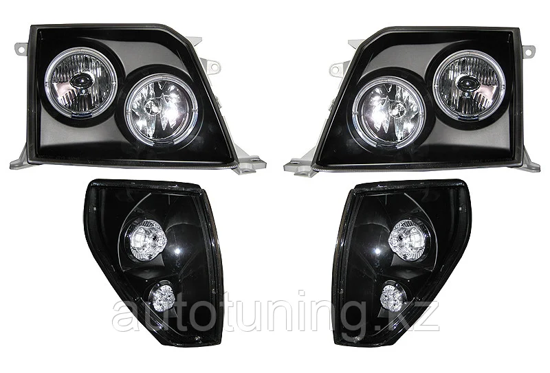 Альтернативная оптика на Land Cruiser Prado 90-95 1996-2002 Black Design