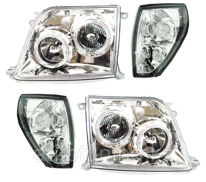 Альтернативная оптика на Land Cruiser Prado 90-95 1996-2002 Chrome Design