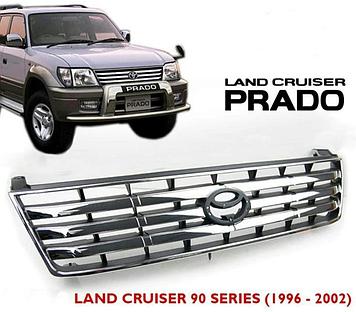 Решетка радиатора на Land Cruiser Prado 95 1996-2002 Горизонтальные полосы!