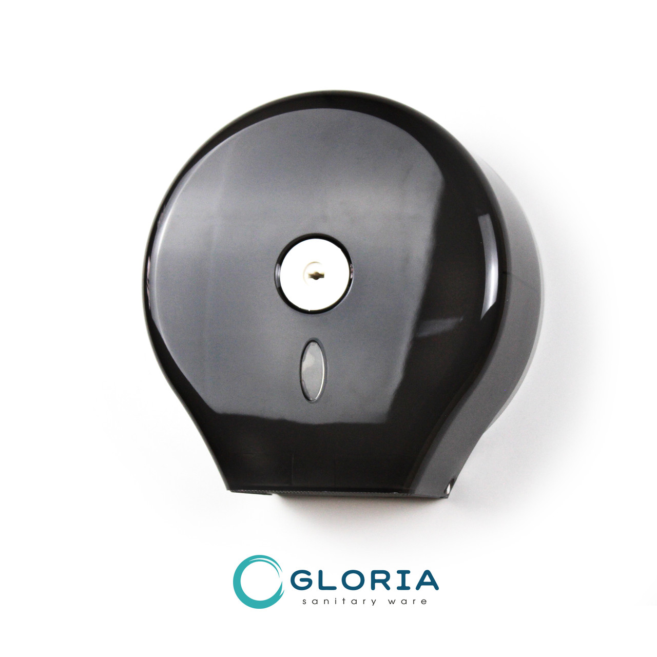 Диспенсер для туалетной бумаги GL137 (пластмассовый, темный) Джамбо (Jumbo)