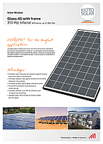 Солнечная панель KPV GME NEC 310 Wp bifacial (стекло-стекло)