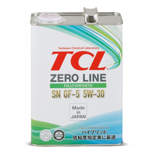 Моторное масло TCL Zero Line 5W-30 SN 4литрa - фото 1 - id-p78258209