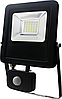 Светодиодный  прожектор с датчиком движения  10W  6500K IP 65