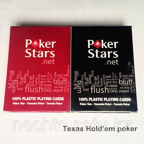 Карты платиковые PokerStars для покера - фото 3 - id-p8185474