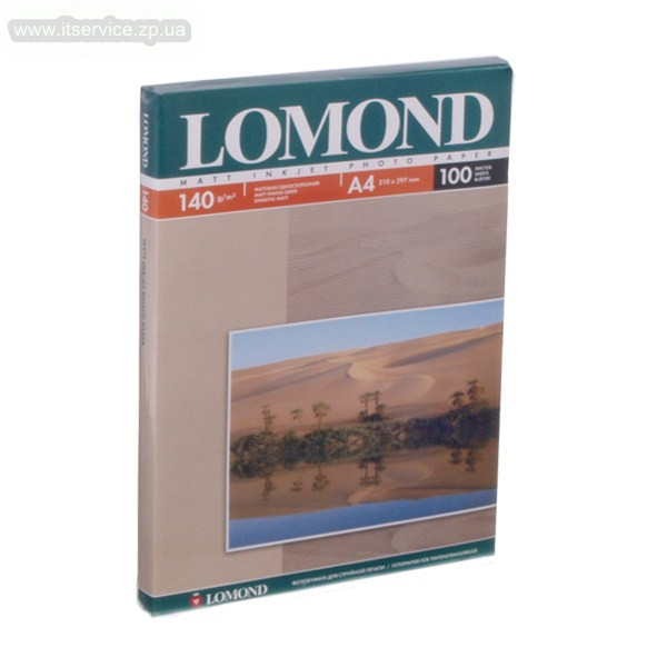 140g A4 100л Lomond матовая L0102074 (12п.в кор)