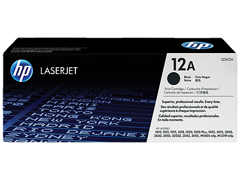 HP Q2612A Картридж лазерный черный HP 12A для LaserJet 1010/1012/1015/1020/3050/3052/3055