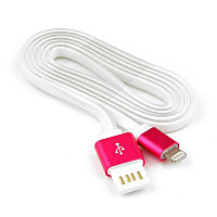 Кабель USB 2.0 Cablexpert CC-ApUSBr1m, AM/Lightning 8P 1м, мультиразъем USB A (розовый)
