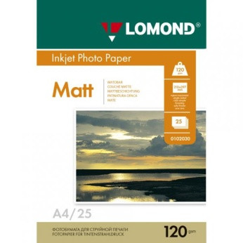 120g A4  25л Lomond  матовая  L0102030