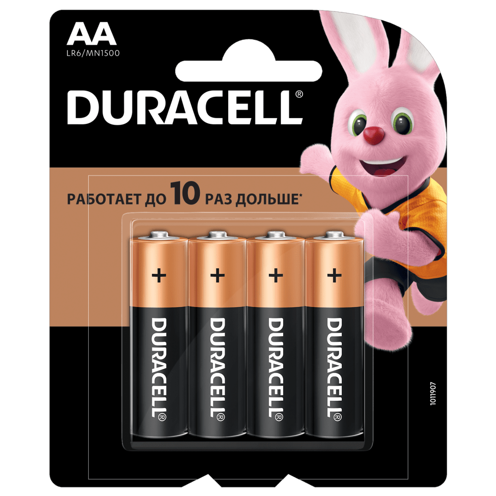 Батарейка DURACELL ULTRA AA 1.5V LR6 Пальчиковые (4шт)
